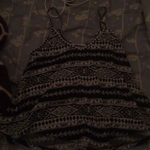 Spaghetti strapped tank top